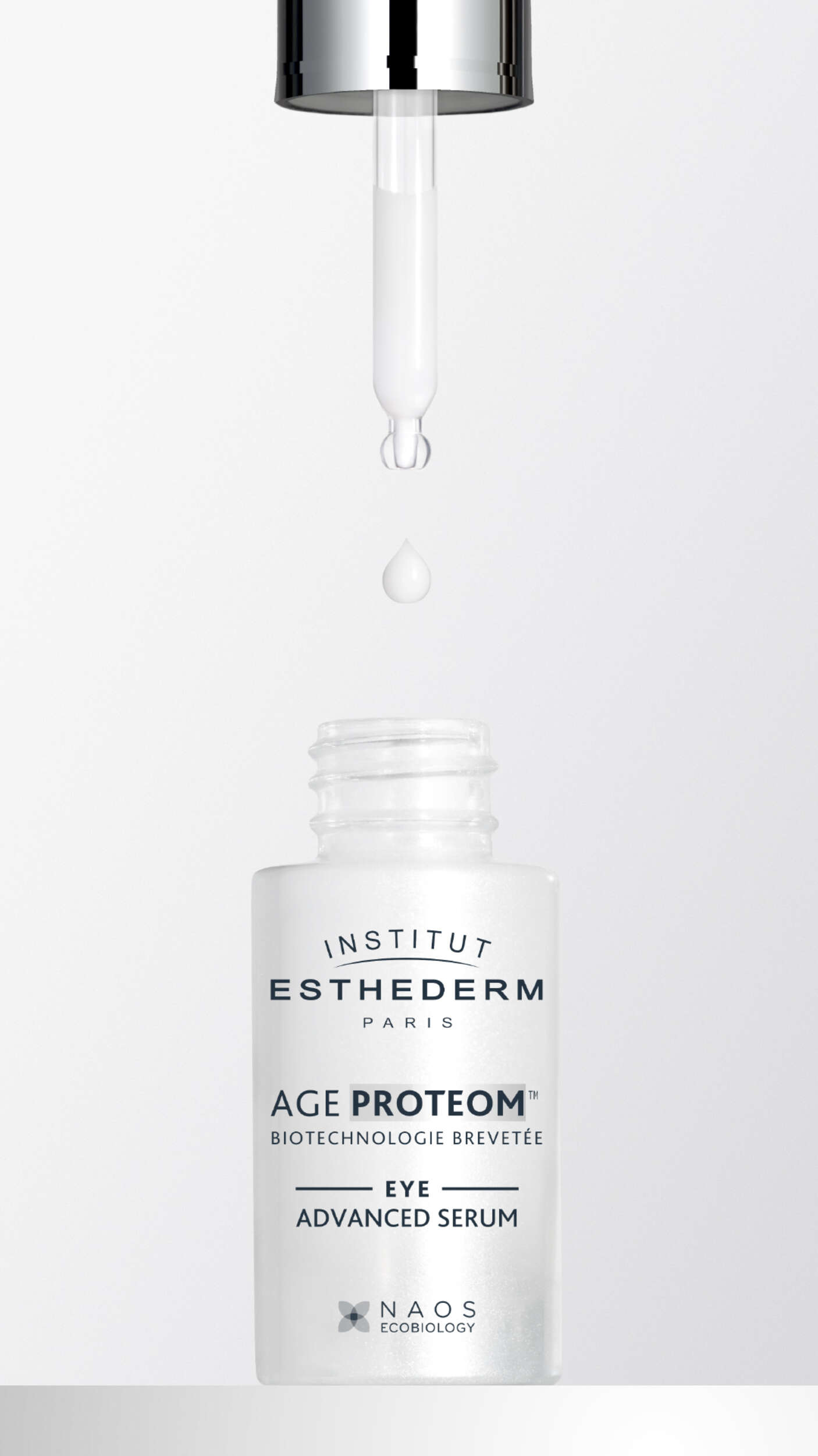 DESCUBRA O AGE PROTEOM™ EYE ADVANCED SERUM: UMA AÇÃO ESPECÍFICA PARA UM EFEITO LIFTING DO CONTORNO DOS OLHOS